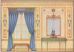 Reception room in Adam style